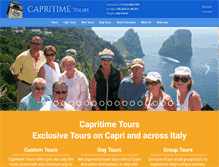 Tablet Screenshot of capritime.com